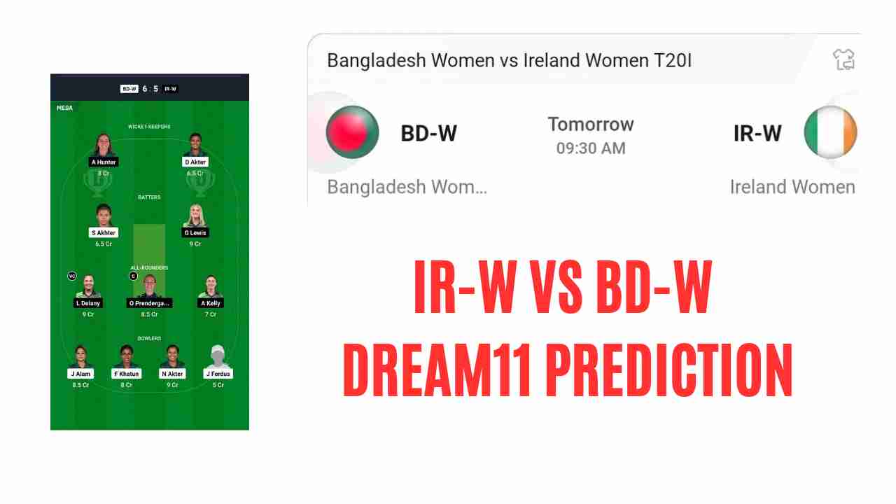 ban w vs ire w 3rd t20i dream11 prediction